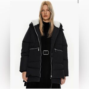 Women’s Orolay black thickened down jacket/ coat